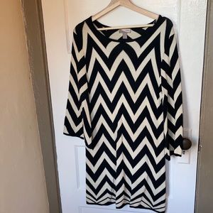 Forever 21 60s style chevron sweater dress!